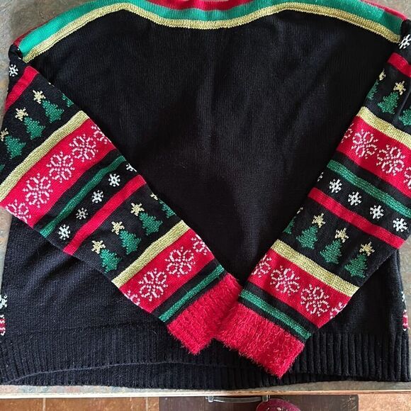 Blizzard Bay Christmas Pug Dog Sweater Medium Ugly Christmas Sweater - Picture 4 of 7